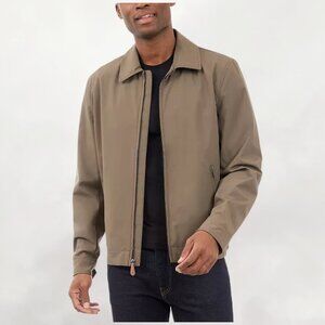 NWT - London Fog Auburn Light Weight H20-Resistant Zip Front Golf Jacket - Olive